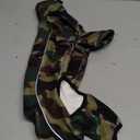 Fleece Dog Coat for Small Medium Dog,Pullover Pajamas Jumpsuit Bodysuit Puppy Coats with Legs, Pet Windproof Warm Cold Weather Jacket Full Body Vest Cozy Snowsuit Outfit Clothes (Camo, S)