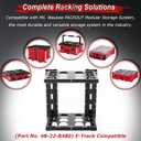 Upgraded Carbon Steel Packout Shelves, 48-22-8480 Compatible with Mil. Waukee Packout Shelf Wall Mount, 80 lbs Load Capacity, Extended 23-inch E-Track, 2-Shelf