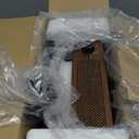 Record Player for Vinyl with 2 Build-in Speakers LP Vinyl Players Belt-Driven Vintage Turntables 3 Speed 3 Size, Wireless Bluetooth Playback, AUX-in,RCA Out, Headphone, Auto Stop Wood