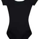 Capezio girls Short Sleeve Leotard - Girls M