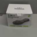 Triple Fusion Back Massager with Stretching, Vibration and Heat, 3-in-1 Electric Lumbar Pillow for Lower Back Tension Relief, Deep Tissue Relaxation Massage for Home, Office, Bed, Sofa, and Car Use (Black-Basic)