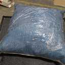 Pillow Shell 100% Polyester Blue 18x18