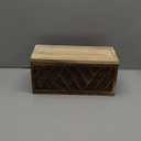 Paper Towel Holder Wall Mount U-Shaped Window Countertop Paper Towel Dispenser with Detachable Wood Lid for Bathroom, Kitchen, Home, 11.8x4.7x5.1 inch, Black