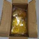 Qeirudu 3.5 oz Mini Gold Glitter Dessert Cups with Spoons - 50 Pack Gold Plastic Dessert Cups Small Parfait Shooter Cups for Party Appetizers Banana Pudding Jello