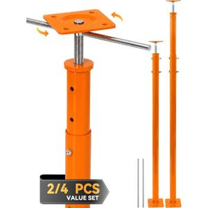 2 Pack 56"–100" Adjustable House Floor Jack, 18000lbs Load Capacity