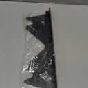 Stainless Steel Stove Gap Covers,Stove Gap Filler, Range Trim Kit, Stove Gap Guards, Heat Resistant and Easy to Clean, Easy retractable Length 13.8" to 27.5", Width 0.79",Black(2PCS)