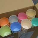 Patelai 80 Pcs Wheat Straw Reusable Cups 10 oz Unbreakable Plastic Drinking Cup Dishwasher Safe Cup Tumblers Chip Resistant Tumbler for Camping Dishwasher Kitchen(10 Colors)