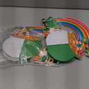 8 Pcs St Patricks Day Table Decorations Saint Patricks Day Honeycomb Centerpiece Pot of Gold Table Decoration Irish Table Topper for Saint Patrick Party Home Decor