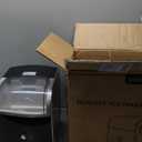 EUHOMY Smart Nugget Ice Maker Countertop, Pebble Ice Maker Machine with APP Control, 40lbs/ 24H, Ready in 7 Mins, Self-Cleaning, Portable Sonic Ice Makers with Hanging Ice Scoop for Home/ Kitchen/ Office