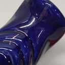 The Bubble Jug Dark Cobalt Blue 50 fl oz 1.5L Litre Extra Large Glug Gurgle Pitcher - Fish Shaped Jug - Decorative Ceramic Glugging Cocktail, Water and Gin Vase and Gurgling Carafe Pot