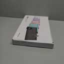 Trueque Wireless Keyboard and Mouse Combo - Full-Size Quiet Keyboard with Palm Rest, Phone Holder, Multimedia Keys, Power Switch, Compatible with Windows, Chrome OS, PC, Laptop (Batteries Included) (Black)