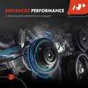 A-Premium Air Conditioner AC Compressor Clutch Kit Compatible with Toyota Echo 2000-2005