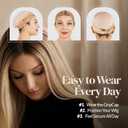 MILANO COLLECTION Lace Wig Grip Cap for Women, Adjustable Wig Caps for Women Non Slip with Headband to Secure Lace Top Perfectly in Place, One Size Fits All, Nude