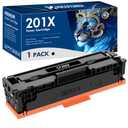 201X Toner Cartridge Replacement Pro MFP M252dw M277dw for HP 201X Toner (with Chip) CF400X CF401X CF402X CF403X Works for M277c6 M277n M277 M252n Printer (1BK)