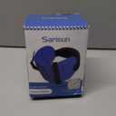 Airplane Pillow Combo with Chin Strap, Travel Pillows for Airplanes with Sleep Eye Mask, Plane Pillow for Long Flights, Car Road Trip, 360 Headrest, Stop Bobblehead, Black