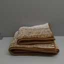 BSICPRO Bathroom Rugs and Mats Sets, 2 Piece Thick Absorbent Chenille Non Slip, Soft Shaggy Bath Room Floor Mats for Bathroom, Machine Washable (Petrified Oak, 20" x 47" Plus 16" x 24")