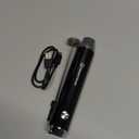 Maestri House Rechargeable Milk Frother, LunaFro NS Handheld Electric Foam Maker Waterproof Detachable Stainless Steel Whisk Drink Mixer Foamer for Lattes, Cappuccino, No Stand (Black)