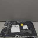 Purple Q Crafts Plastic Bag with Die Cut Handle Bag 12" x 15" Black Plastic Merchandise Bags Bulk Pack for Retail, Gifts, Trade Show and More (100)