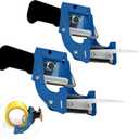 Stedan 2 Pack Packing Tape Dispenser Gun, Rapid Replace 2inch/50mm Lightweight Ergonomic Industrial Handheld Heavy Duty Tape Cutter for Carton Sealing, Moving, Shipping