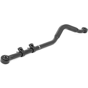 Rough Country Forged Adjustable Track Bar for 18-23 Jeep Wrangler JL/JT - 11061, Front, Black