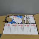 10 Packs Basic Medical Synmax Vinyl Exam Gloves - Latex-Free & Powder-Free - Medium, BMPF-3001 (Count of 1000) 