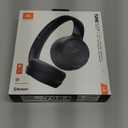 JBL Tune 520BT - Wireless On-Ear Headphones, Up to 57H Battery Life and Speed Charge, Lightweight, Comfortable and Foldable Design, Hands-Free Calls with Voice Aware (Black)