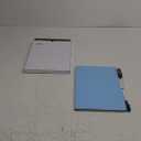 Mini Whiteboard 12"x9" Small White Board Dry Erase, Erasable Notebook Foldable Desk Whiteboard Holder Dry Erase Board, Office, Home, Travel, School, Portable (Blue)