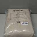 Blackout Curtains 96 inch Length 2 Panels for Living Room, Linen-Look Textured Room Darkening Thermal Insulated Noise Reduction Farmhouse Drapes for Bedroom (W52xL96, Natural)