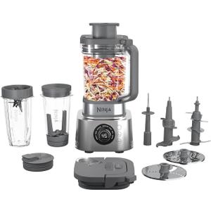 Ninja Blender & Food Processor Combo, Foodi Power Blender System for Smoothies, Bowls, Spreads & Shakes, 6 Functions, 72-oz Pitcher, To-Go Cups, Silver, SS401 (1600 Peak Watts) Ninja Blender & Food Processor Combo, Foodi Power Blender System for Smoothies, Bowls, Spreads & Shakes, 6 Functions, 72-oz Pitcher, To-Go Cups, Silver, SS401 (1600 Peak Watts)