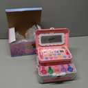 Kids Makeup Sets for Girls Toys - Washable Makeup for Kids with Mirror, Real Dressing Table with Stand, Princess Play Makeup Kit Perfect for 3 4 5 6 7 8-12 Year Old Girls Birthday & Christmas (Pink)