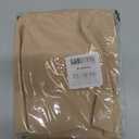 Truform Short Length 20-30 mmHg Compression Stockings for Men and Women, Reduced Length, Closed Toe, Beige, Medium (short length)