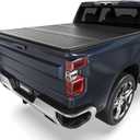 OEDRO FRP Hard Tri-fold Truck Bed Tonneau Cover Compatible with 2019-2026 Chevy Silverado 1500 / GMC Sierra 1500 New Body Style, 5.8 Feet Bed w/o Multi-Flex Tailgate