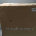 simplehuman 30 Liter, 32 lb / 14.5 kg Large Pet Food Storage Container for Dog Food, Cat Food, and Bird Feed, Brushed Stainless Steel