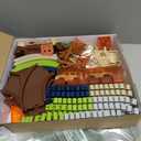 TUMAMA Race Track 202 Pcs Magic Castle Race Car Toys for Boys Girls 3 4 5 6 7 Year, 360 Rotating Flexible Train Track with Cars, Adventure Racetrack Educational Toy Set Kids Gift