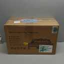 Electric Fireplace Logs Inserts Heater 20-Inch, Remote Controller Fireplace Heater, Adjustable Flame Colors, Realistic Fake firewood Flame, Overheat Protection, Timer, Thermostat, 1500W Black