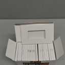 20 Pack BESTTEN Screwless Wall Plate, 1 Gang Decorator Light Switch Plate, Decor Outlet Cover, H4.69 x W2.91, USWP4 Off White Series Wallplate