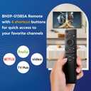 Universal for Samsung-TV-Remote-Control Replacement,Compatible with All Samsung Smart Frame Curved QLED TVs