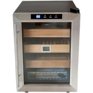 Prestige Import Group Clevelander Thermoelectric Cooler Humidor - Up to 250 Capacity - Color: Black w/Stainless Steel Door