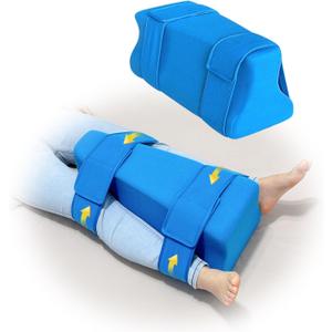 Hip Abduction Pillow Hip Replacement Pillows After Surgery Hips Abductor Pillows for Legs Post Hips Surgery Cushion Recovery Supplies Leg Separator Pillow Wedge Foam with Straps for Reducing Pain (Medium)