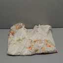 Women Floral Patchwork Babydoll Dresses Puff Sleeve V Neck A Line Cute Mini Dress Flowy Y2k Sundress for Teens,L