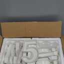 CroBlissful 0-9 Ceramic Number Dish Sets 5.5 Inch White Decorative Number Trays for Food Charcuterie Serving Tray for Birthday Party Table Decor