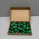 Frienda 50 Pcs Drip Tape Connector Fittings, Locks 1/4" Barb for 5/8" Drip Irrigation Fitting Kit Irrigation Tubing Connectors Tools Coupling Barbed Locking Fitting (Green)
