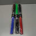 3 Packs 3 Colors Light Sabers with FX Sound (Motion Sensors) for Kids, Expandable Handle Light up Sword for Halloween Xmas Boys Children's Day Dress Up Parties Costum Galaxy War Fighters and Warriors