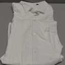 J.VER Men's Linen Shirts Casual Button Down Long Sleeve Shirt Solid Spread Collar Summer Beach Shirts with Pocket (3X-Large, White)