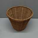 Empire Natural Rattan Spider Boho Lamp Shade Handwoven Indonesian Rattan, Large Wicker Woven Lampshade for Table & Floor Lamps, Boho Decor(5.9" Top × 9.8" Bottom × 7.9" Slant)