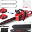 16-Inch 40V Brushless Chainsaw, Fits Makita 18V LXT Batteries