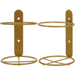 Cabilock 2 Pcs Bottle Wall Holder - Rustic Iron Bottle Hanging Bottle Bottle Holder Single Bottle Bottle Rack, Metal Bottle Bottle Display Holder for Bottle Storage Kitchen Bar