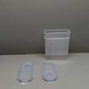 Basicwise Large BPA-Free Plastic Food Cereal Containers, Airtight Spout Lid Set of 2 (Size: 9" W x 4" L x 9.5" H)