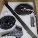 Flush Mount Ceiling Fan with RGB Light - 52In Black Ceiling Fan Light with Reversible Mute Motor, LED 3CCT Dimmable, Low Profile Modern Ceiling Fans for Indoor, Party, Covered Outdoor