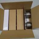 BESTTEN [2 Pack] Entry Door Knob with Lock, Keyed Different Door Lock for Exterior Door and Front Door, Standard Ball, Satin Nickel